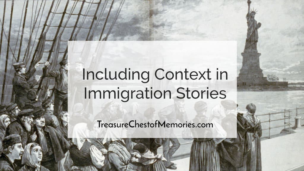 Including context in Immigration Stories