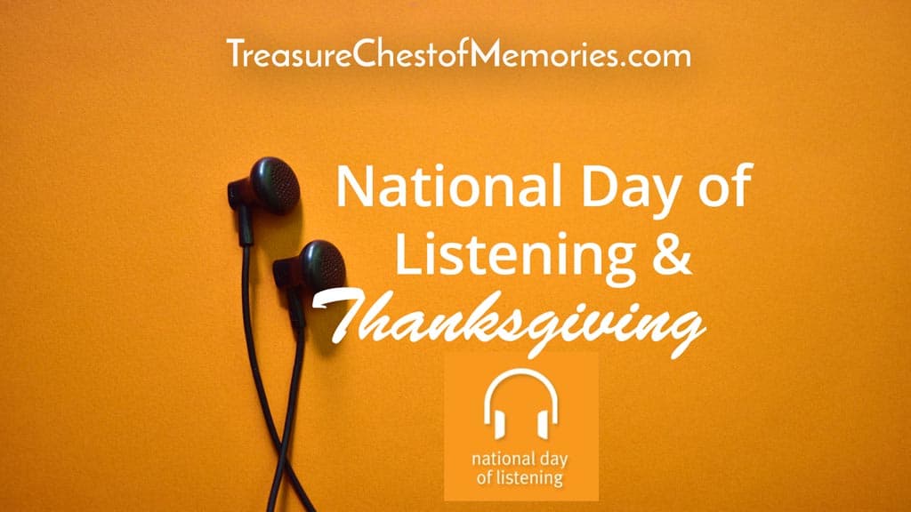 National Day of Listening & Thanksgiving