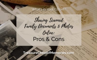 Blog 12 Sharing Scanned Family Documents and Photos Online: Pros and Cons